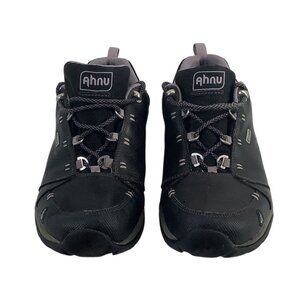 AHNU Montara II Women’s Sz 9 Waterproof Black Leather Hiking Shoes F19615G